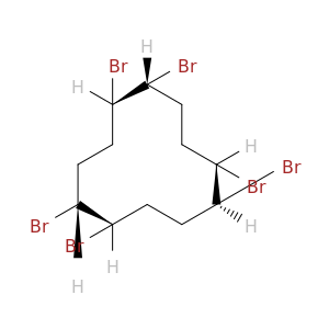 Cyclododecane, 1,2,5,6,9,10-hexabromo-, (1R,2S,5R,6S,9S,10S)-