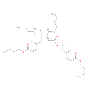5,7,12-Trioxa-6-stannahexadeCa-2,9-二烯酸,6-[[(2z)-4-丁氧基-1,4-二氧化-2-丁烯基]-6-辛基-4,8,11-三氧-,丁酯,(2Z,9Z)-