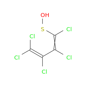 1,3-Butadiene-1-sulfenic acid, 1,2,3,4,4-pentachloro-