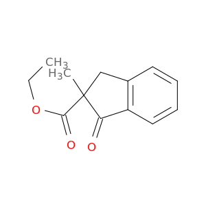 1H-Indene-2-carboxylic acid, 2,3-dihydro-2-methyl-1-oxo-, ethyl ester