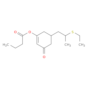 Butanoic acid, 5-[2-(ethylthio)propyl]-3-oxo-1-cyclohexen-1-yl ester