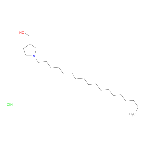 3-Pyrrolidinemethanol,1-octadecyl-, hydrochloride (1:1)