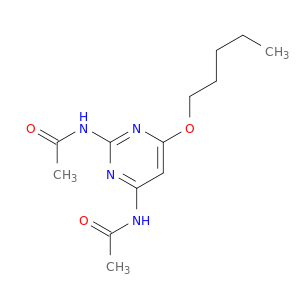 Acetamide, N,N'-[6-(pentyloxy)-2,4-pyrimidinediyl]bis-