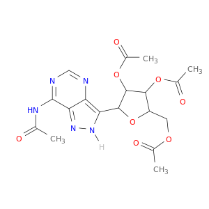 N-[3-(2,3,5-三-4-乙酰基-β-D-核呋喃酰基)-1H-吡唑[4,3-D]嘧啶-7-Y1]乙酰胺