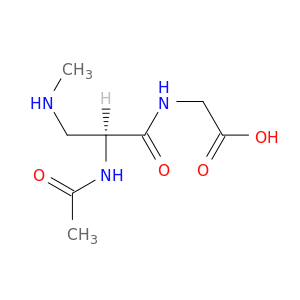 Glycine, N-acetyl-3-(methylamino)alanyl-