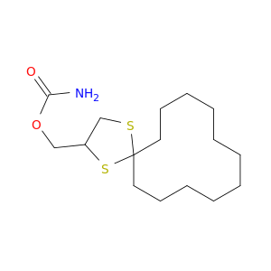 1,4-dithiaspiro[4.11]hexadec-2-ylmethyl carbamate