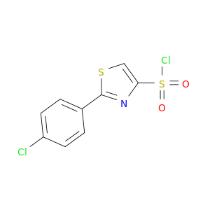 2-(4-chlorophenyl)-1,3-thiazole-4-sulfonyl chloride