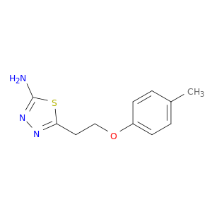 5-(2-(p-Tolyloxy)ethyl)-1,3,4-thiadiazol-2-amine