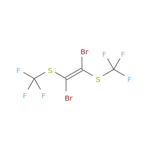 Ethene, 1,2-dibromo-1,2-bis[(trifluoromethyl)thio]-, (1E)-
