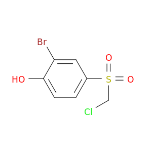 Phenol, 2-bromo-4-[(chloromethyl)sulfonyl]-