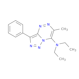 [1,2,3]Triazolo[5,1-c][1,2,4]triazin-7-amine,N,N-diethyl-6-methyl-3-phenyl-