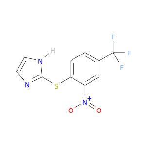 1H-Imidazole, 2-[[2-nitro-4-(trifluoromethyl)phenyl]thio]-