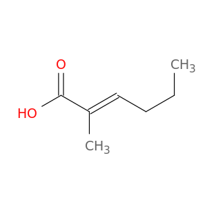 (E)-2-甲基己-2-烯酸