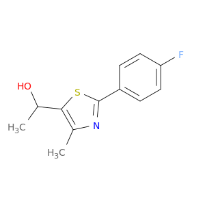 1-[2-(4-fluorophenyl)-4-methyl-1,3-thiazol-5-yl]ethan-1-ol