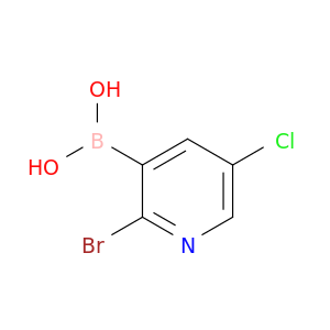 硼酸,B-(2-溴-5-氯-3-吡啶基)-