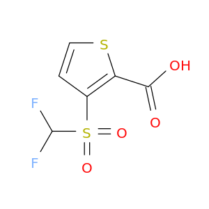 3-difluoromethanesulfonylthiophene-2-carboxylic acid
