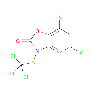 5,7-dichloro-3-[(trichloromethyl)sulfanyl]-1,3-benzoxazol-2(3h)-one