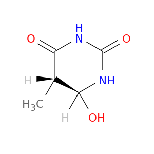 2,4(1H,3H)-Pyrimidinedione, dihydro-6-hydroxy-5-methyl-, trans-
