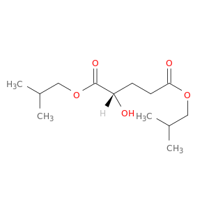 Pentanedioic acid, 2-hydroxy-, bis(2-methylpropyl) ester, (2S)-