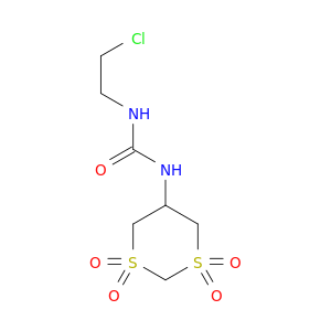 Urea,N-(2-chloroethyl)-N'-(1,1,3,3-tetraoxido-1,3-dithian-5-yl)-