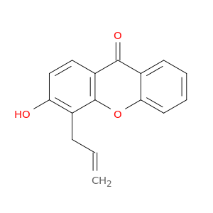 9H-Xanthen-9-one, 3-hydroxy-4-(2-propenyl)-