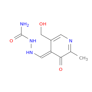 [[(E)-[5-(hydroxymethyl)-2-methyl-3-oxo-pyridin-4-ylidene]methyl]amino]urea