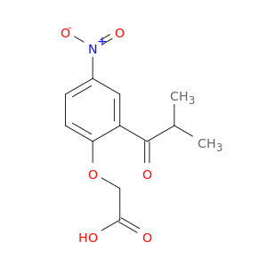 Acetic acid, [2-(2-methyl-1-oxopropyl)-4-nitrophenoxy]-
