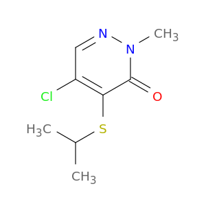 3(2H)-Pyridazinone, 5-chloro-2-methyl-4-[(1-methylethyl)thio]-