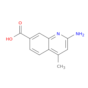 7-Quinolinecarboxylicacid, 2-amino-4-methyl-