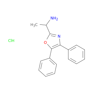 1-(4,5-diphenyl-1,3-oxazol-2-yl)-n-methylmethanamine hydrochloride(1:1)