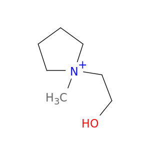 Pyrrolidinium, 1-(2-hydroxyethyl)-1-methyl-