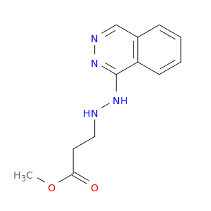 Propanoic acid, 3-[2-(1-phthalazinyl)hydrazino]-, methyl ester
