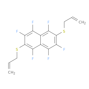 Naphthalene, 1,2,4,5,6,8-hexafluoro-3,7-bis(2-propenylthio)-