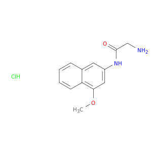 2-Amino-N-(4-methoxynaphthalen-2-yl)acetamide hydrochloride