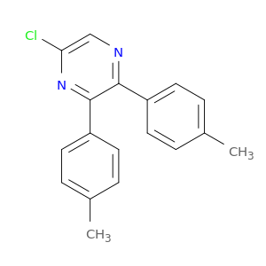 Pyrazine, 5-chloro-2,3-bis(4-methylphenyl)-