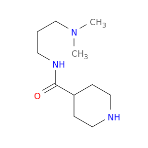 N-[3-(dimethylamino)propyl]piperidine-4-carboxamide