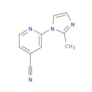 2-(2-methyl-1h-imidazol-1-yl)pyridine-4-carbonitrile