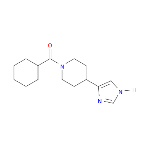 Piperidine, 1-(cyclohexylcarbonyl)-4-(1H-imidazol-4-yl)-