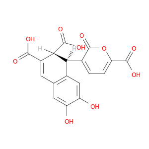 2,3-Naphthalenedicarboxylicacid, 1-(6-carboxy-2-oxo-2H-pyran-3-yl)-1,2-dihydro-6,7-dihydroxy-, (1R,2R)-