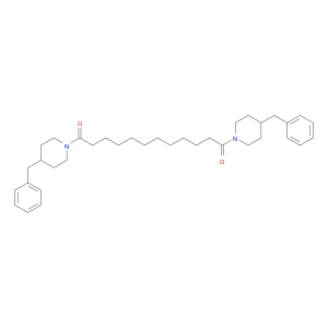 Piperidine, 1,1'-(1,12-dioxo-1,12-dodecanediyl)bis[4-(phenylmethyl)-