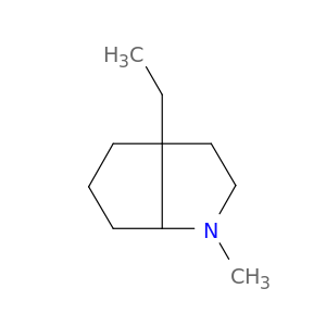 Cyclopenta[b]pyrrole, 3a-ethyloctahydro-1-methyl-