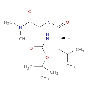 Glycinamide, N-[(1,1-dimethylethoxy)carbonyl]-L-leucyl-N,N-dimethyl-