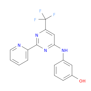 Phenol, 3-[[2-(2-pyridinyl)-6-(trifluoromethyl)-4-pyrimidinyl]amino]-