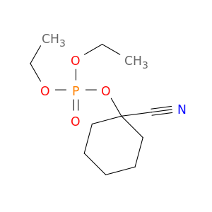 Phosphoric acid, 1-cyanocyclohexyl diethyl ester