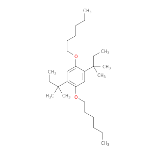 Benzene, 1,4-bis(1,1-dimethylpropyl)-2,5-bis(hexyloxy)-