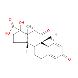 17-Hydroxy-3,11-dioxo-androsta-1,4-diene-17β-carboxylic Acid