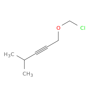 2-Pentyne, 1-(chloromethoxy)-4-methyl-