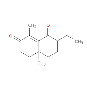 1,7-Naphthalenedione, 2-ethyl-2,3,4,4a,5,6-hexahydro-4a,8-dimethyl-