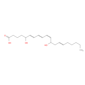 6,8,10,14-Eicosatetraenoicacid, 5,12-dihydroxy-