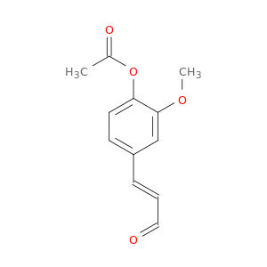 (E)-4-乙酰氧基-3-甲氧基肉桂醛